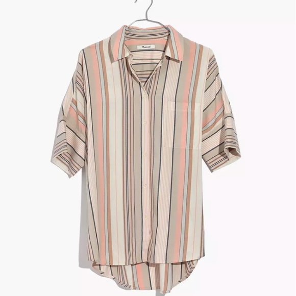 Madewell Courier Shirt in Aldwin Stripe - Picture 4 of 4